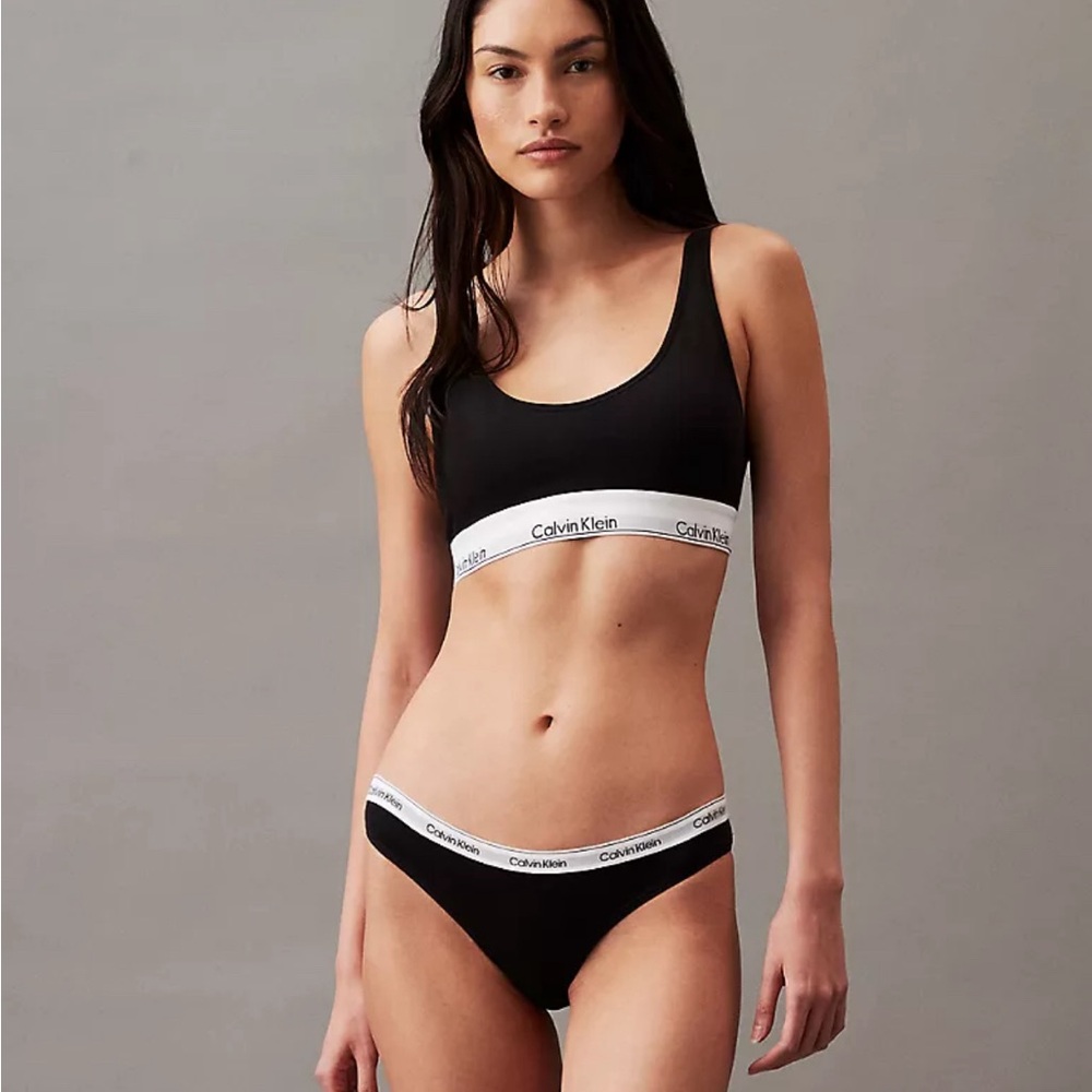 Black Calvin Klein bra and underwear set. NWT